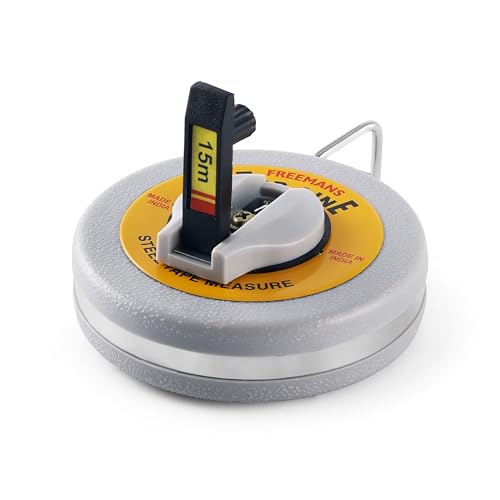 FREEMANS TW15 Top Line 15m:13mm Steel Measuring Tape - 15m/50ft || Unbreakable ABS Case || Stainless Steel Band || Dura Coat Tape Blade || Stainless Steel Mouth with End Hook - Image 3