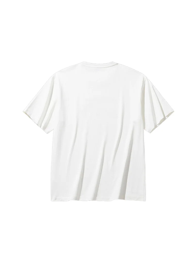 ANTA SPORTS RETRO Short T-Shirt White