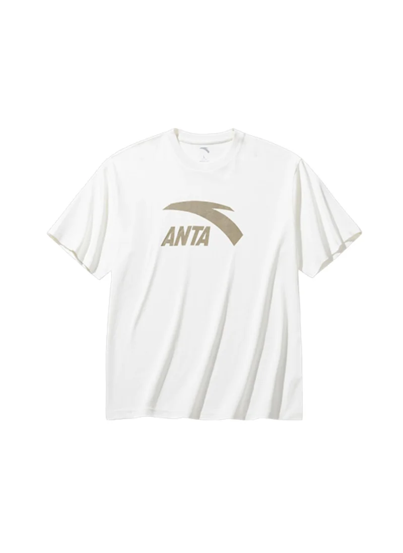 ANTA SPORTS RETRO Short T-Shirt White