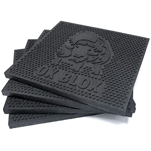 ekon 4-Pack RV Jack Stabilizer Pads 12x12x0.75 | Slip-Resistant RV Leveling Jack Stand Pads | RV Leveling Pads | Jack Pads for RVs, Campers and Trailers - Image 1