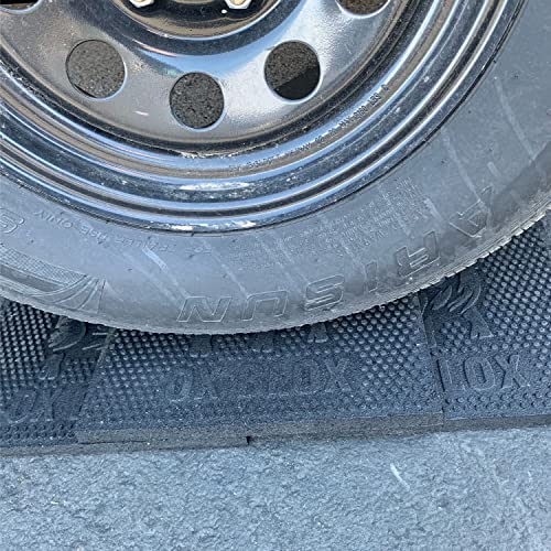 ekon 4-Pack RV Jack Stabilizer Pads 12x12x0.75 | Slip-Resistant RV Leveling Jack Stand Pads | RV Leveling Pads | Jack Pads for RVs, Campers and Trailers - Image 4