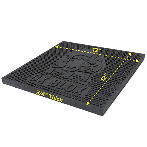 ekon 4-Pack RV Jack Stabilizer Pads 12x12x0.75 | Slip-Resistant RV Leveling Jack Stand Pads | RV Leveling Pads | Jack Pads for RVs, Campers and Trailers - Image 2
