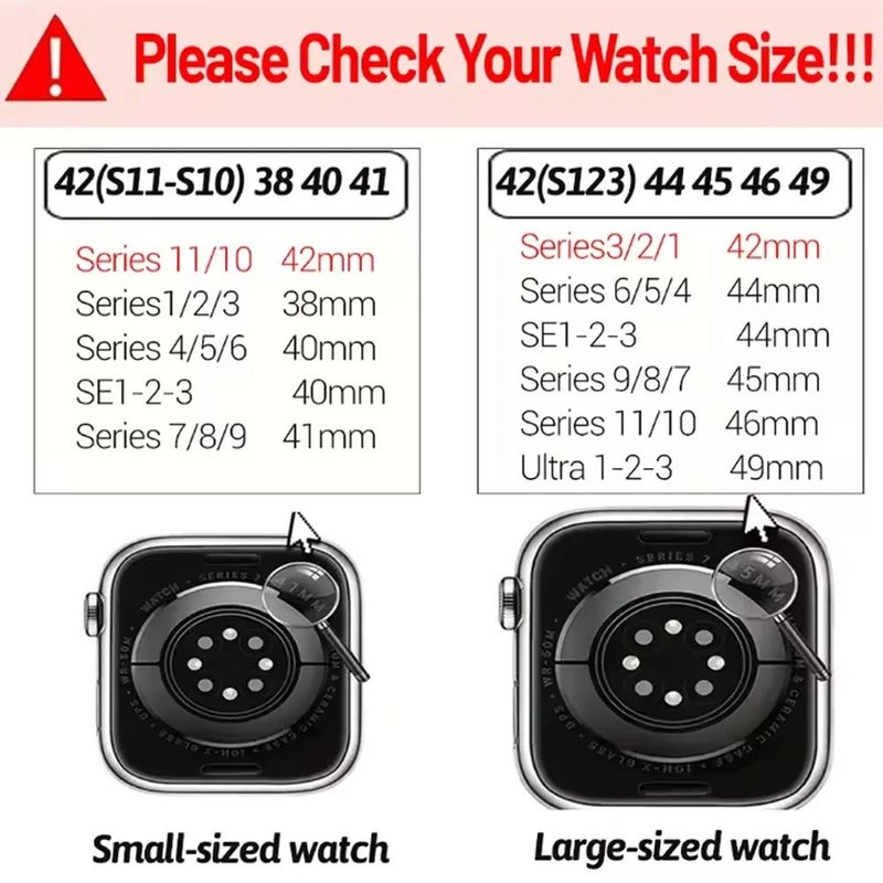 Privacy Screen Protector 44mm Hard PC Case for Apple Watch Series - Image 2