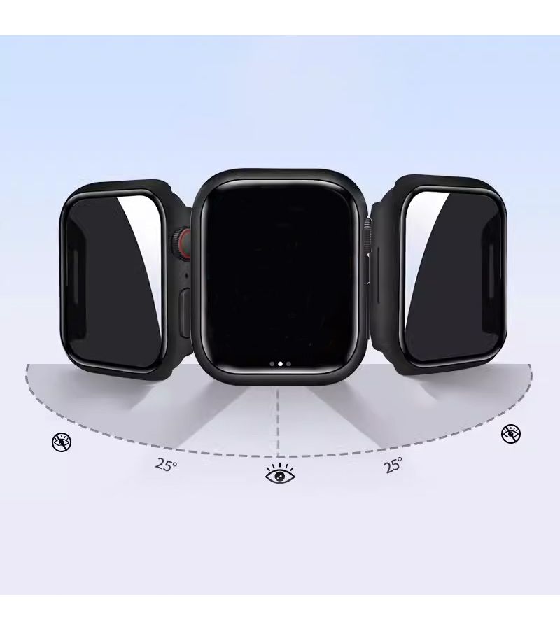 Privacy Screen Protector 44mm Hard PC Case for Apple Watch Series - Image 4