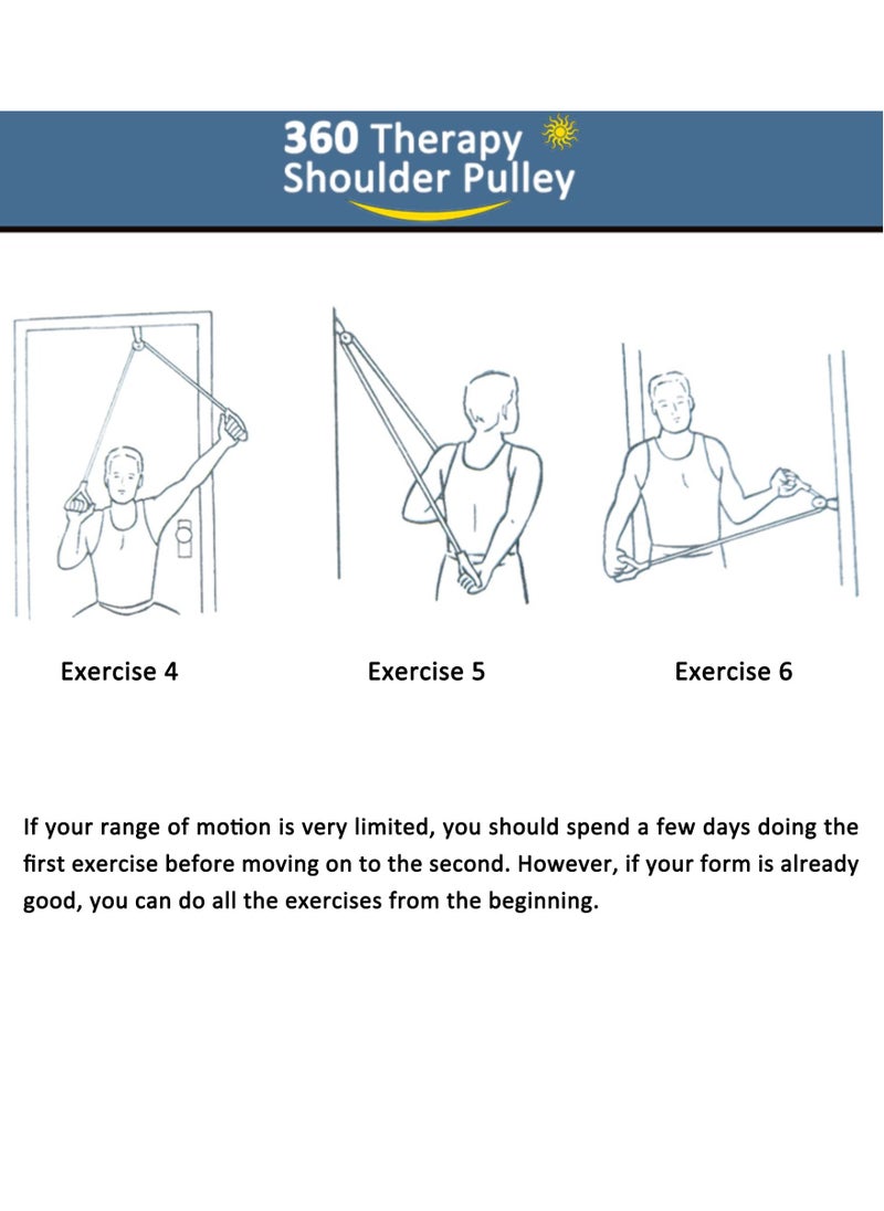 Excefore - Shoulder Pulley Over Door Rehab Exerciser, Exercise Pulley for Physical Therapy, lleviate Shoulder Pain, Facilitate Recovery from Surgery for Frozen Shoulder Physical Therapy,Green - Image 1