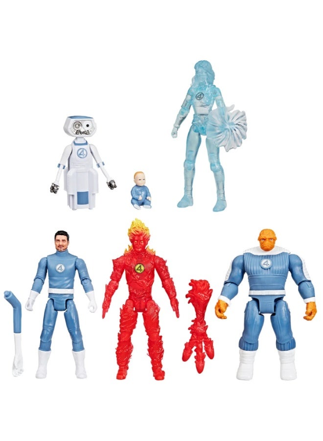 Hasbro Marvel هاسبرو مارفل - حزمة عالم الأكشن الملحمية الأربعة الرائعين - Image 3
