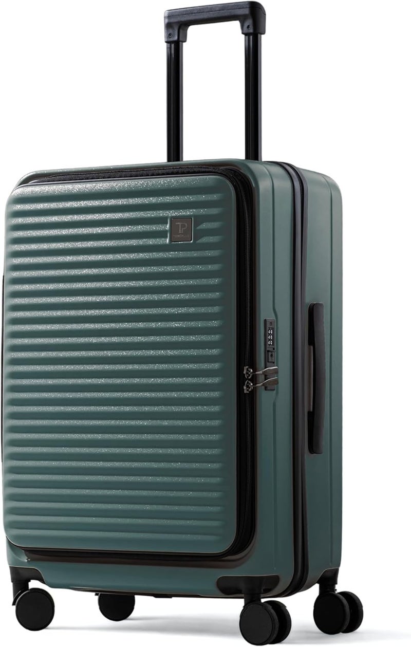TEREPLUS® 24-inch Check In Luggage with Deep Storage, USB Port $ expandable - Image 1