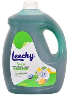 Leechy Dishwashing Liquid With Lemon Smell - 3 Liters 