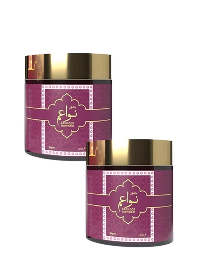 Bakhoor 2 Pieces Bakhoor Nawaem 30 Grams - Image 1