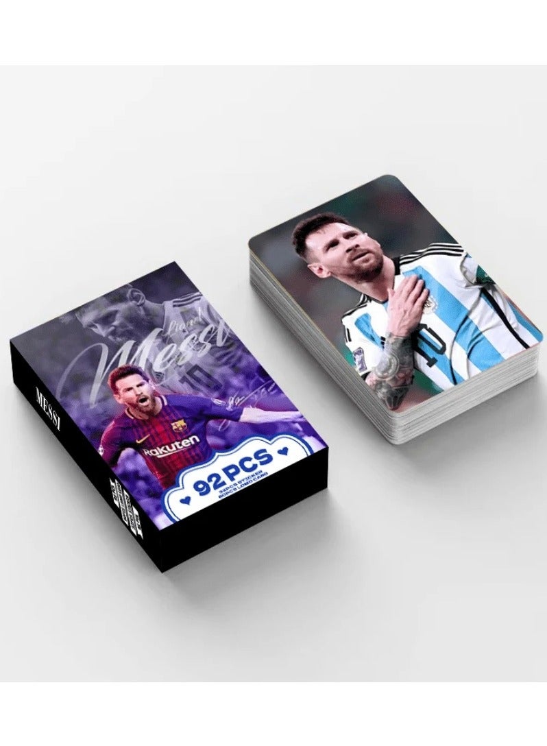 Generic Messi Card and Sticker Collection - 60 Cards + 32 Stickers (92 Pieces)  - Image 2