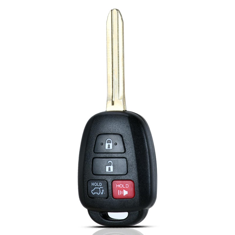 SUPALAND Key Fob Keyless Entry Fits for 2013-2018 Toyota RAV4 / 2014-2019 Highlander / 2018-2019 Sequoia Remote Control Key Replacement 4 Button GQ4-52T 89070-0R100 H-Chip - Image 1