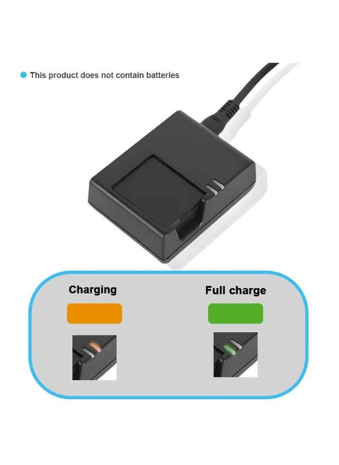 LumsAura - LC-E10E Charger Compatible with Canon EOS Rebel T7,T6,T5,T3,T100,EOS 4000D,3000D,2000D,1500D, 1300D,1200D,1100D,X50,X70,X80,X90 - Image 1
