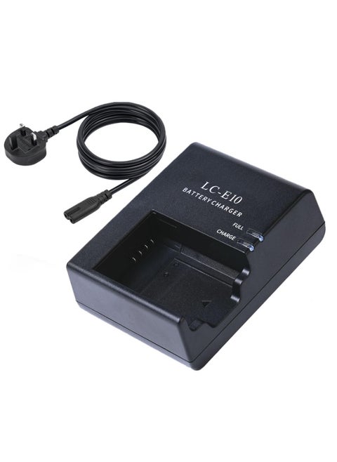 LC-E10E Charger Compatible with Canon EOS Rebel T7,T6,T5,T3,T100,EOS 4000D,3000D,2000D,1500D, 1300D,1200D,1100D,X50,X70,X80,X90