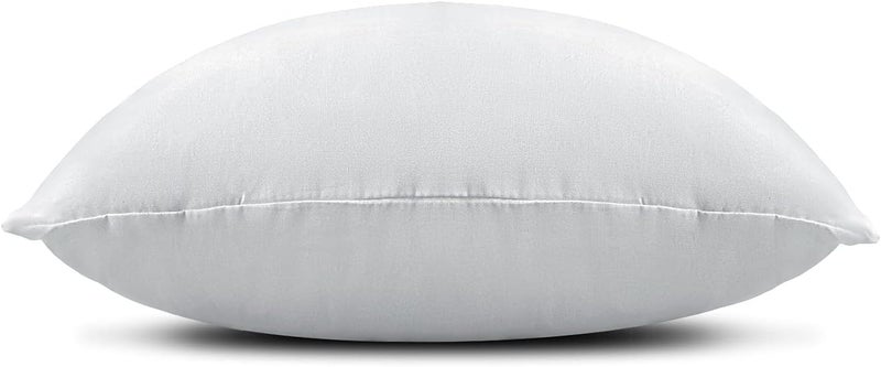 Edow Throw Pillow Inserts, Set of 2 Lightweight Down Alternative Polyester Pillow, Couch Cushion, Sham Stuffer, Machine Washable. (Grey, 18x18) - Image 2