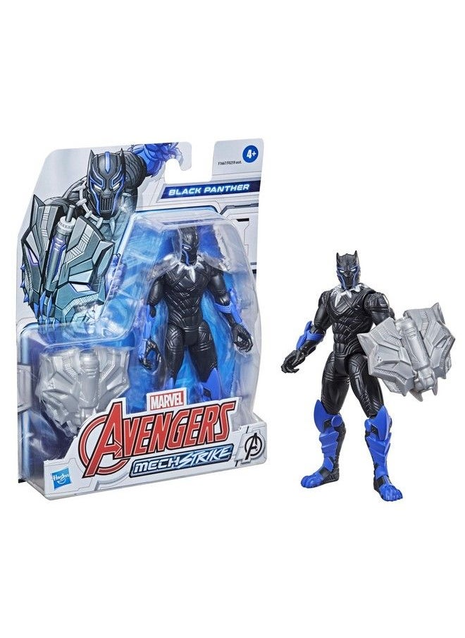 AVENGERS Marvel Mech Strike 6Inch Scale Action Figure Toy Black Panther With Compatible Mech Battle Accessory, For Kids Ages 4 And Up  - Image 4