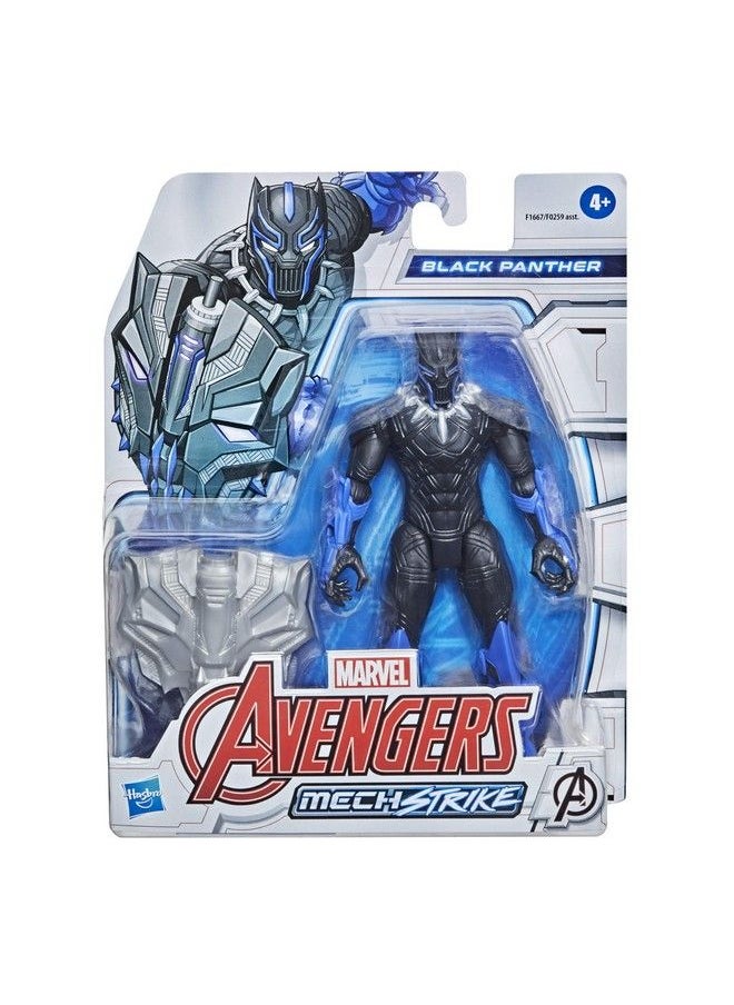 AVENGERS Marvel Mech Strike 6Inch Scale Action Figure Toy Black Panther With Compatible Mech Battle Accessory, For Kids Ages 4 And Up  - Image 3