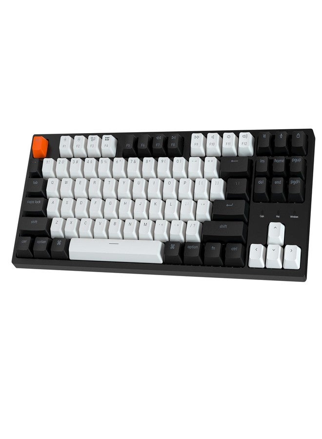 Keychron C1 Wired Mechanical Keyboard TKL, RGB Backlit with Double-Shot ABS Keycaps, 87 Keys Hot-Swappable Pre-lubed Tactile Switch Compatible with Mac Windows - Image 1