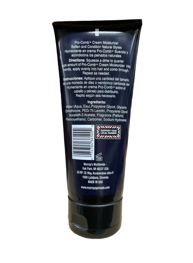Murrays Murray's Pro-comb Cream Moisturizer Hair Softener, 4 Oz - Image 2