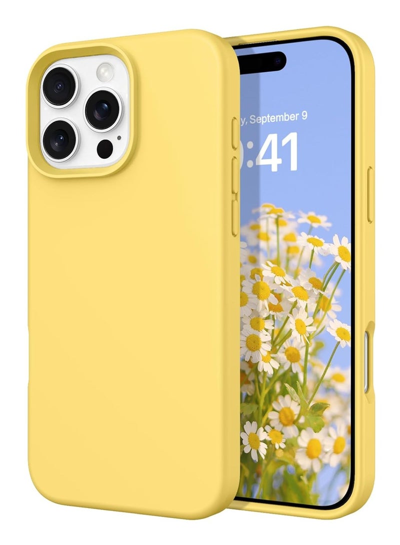 حومة غطاء حماية لهاتف iPhone 16 Pro، غطاء من السيليكون السائل الناعم، غطاء حماية كامل للجسم لهاتف iPhone 16 pro، غطاء حماية نحيف مضاد للخدش ومقاوم للصدمات - Image 1