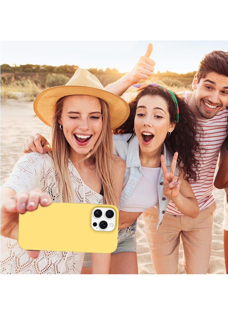 حومة غطاء حماية لهاتف iPhone 16 Pro، غطاء من السيليكون السائل الناعم، غطاء حماية كامل للجسم لهاتف iPhone 16 pro، غطاء حماية نحيف مضاد للخدش ومقاوم للصدمات - Image 5