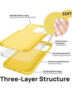 Houmt iPhone 16 Pro Case Cover Soft Liquid Silicone Case Full Body Protective iPhone 16 pro Cover Shockproof Slim Anti-Scratch Shockproof Protective Cover  - Image 3