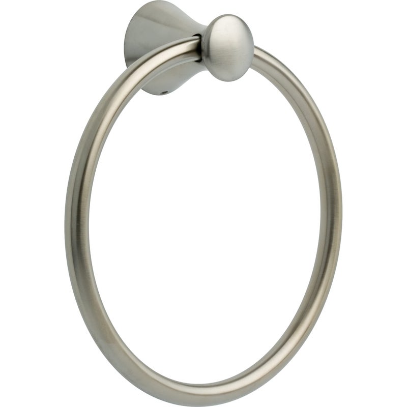 Delta Lahara 1Pack Hand Towel Holder Brilliance Stainless Steel Towel Racks for Bathroom Wall Round Towel Ring Holder for Bath Towel Hanger for Kitchen Bathroom Accessories 73846SS