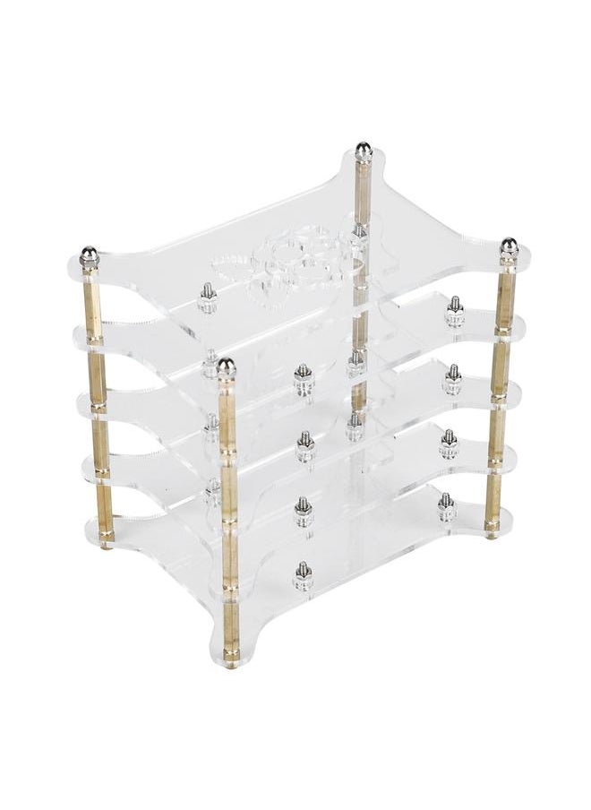 Thoraya 4 Layers Transparent Acrylic Case Shelf Stack For Raspberry Pi 3/2 B and B+  - Image 3