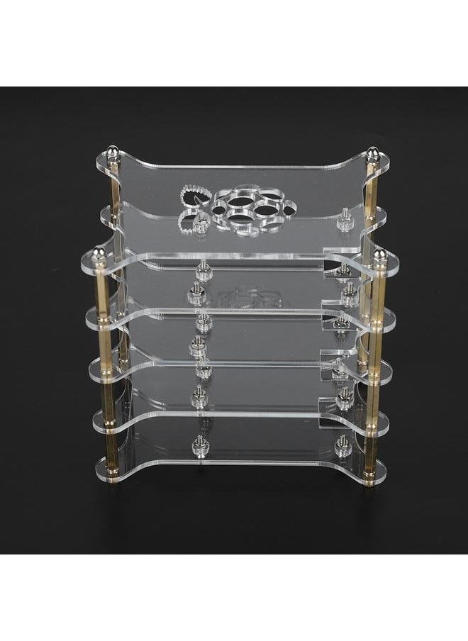 Thoraya 4 Layers Transparent Acrylic Case Shelf Stack For Raspberry Pi 3/2 B and B+  - Image 5