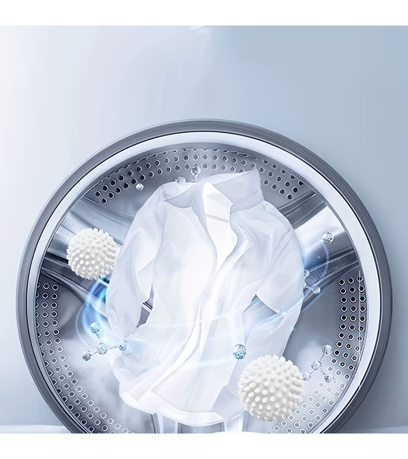 10 Pcs Reusable Washing Machine Cleaning Balls Removes Hair Softens Clothes Prevents Tangling Reduces Wrinkles Suitable For Commercial And Home Laundry Cleaning Random Color - Image 1