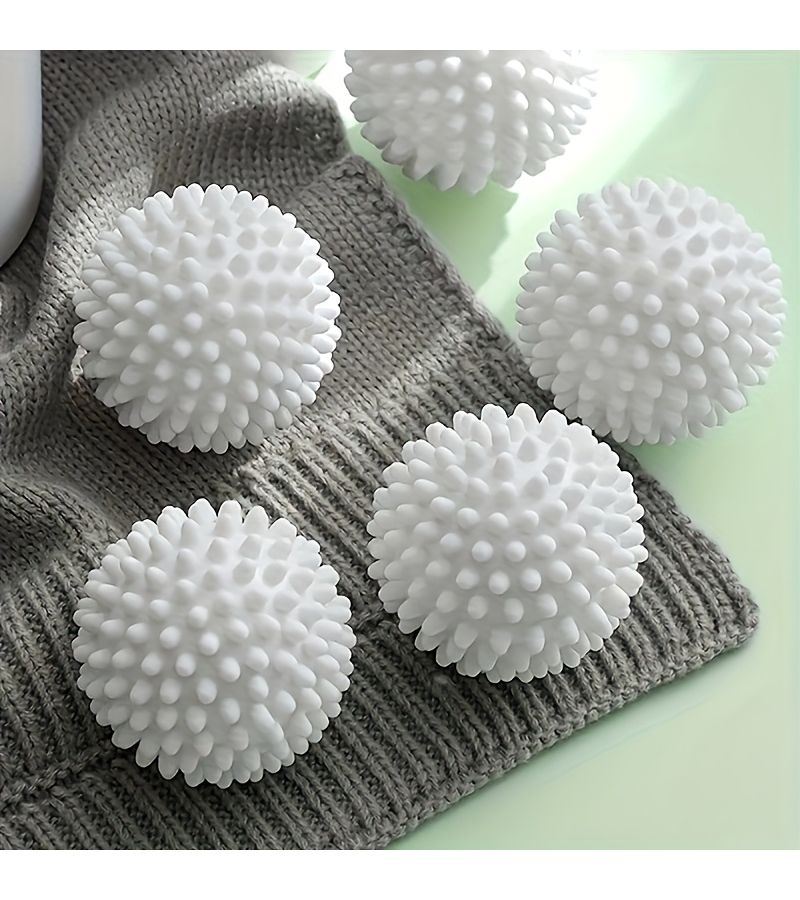 10 Pcs Reusable Washing Machine Cleaning Balls Removes Hair Softens Clothes Prevents Tangling Reduces Wrinkles Suitable For Commercial And Home Laundry Cleaning Random Color - Image 3