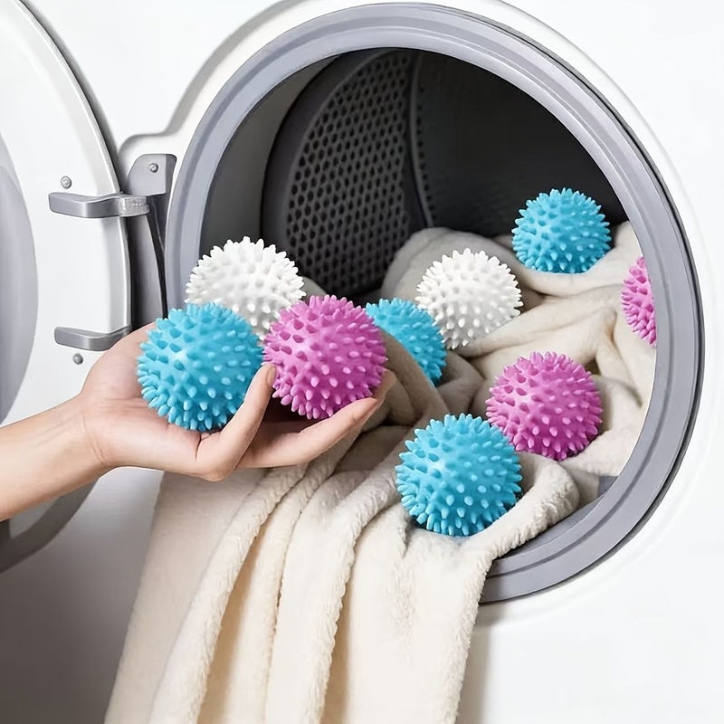 10 Pcs Reusable Washing Machine Cleaning Balls Removes Hair Softens Clothes Prevents Tangling Reduces Wrinkles Suitable For Commercial And Home Laundry Cleaning Random Color - Image 2