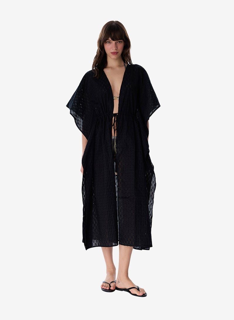 Penti Women Mei Black Kimono - Image 1