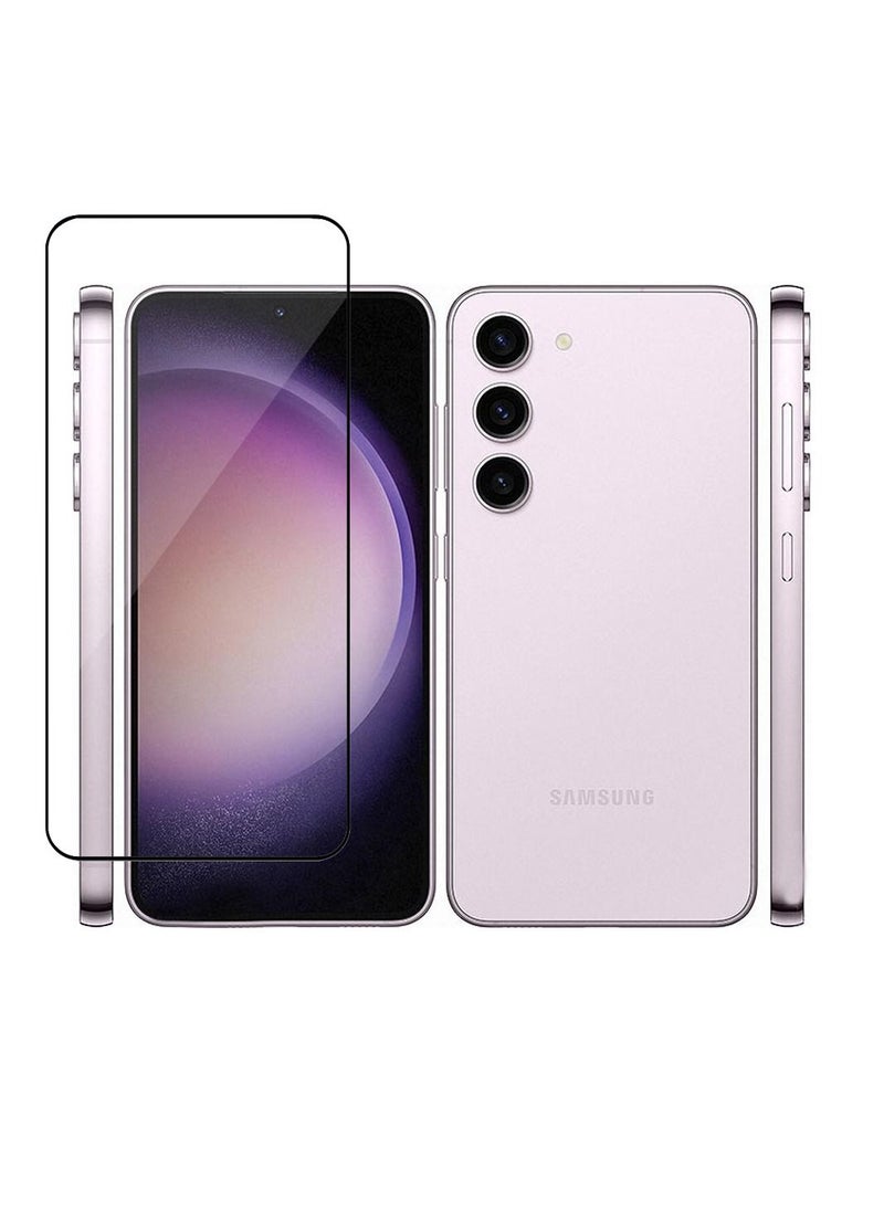 Samsung Galaxy S23 Screen Protector Tempered Glass 9H Anti-Scratch Shatterproof HD Curved Edge to Edge Full Coverage Film 6.1 inch