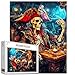 Aihonmin 1000 Piece Nautical Skull Captain Puzzle for Adults Intermediate Skill Level 1969 x 2756 50x70cm EcoFriendly Recycled Board Includes HighDefinition Poster Ages 14 - Image 2