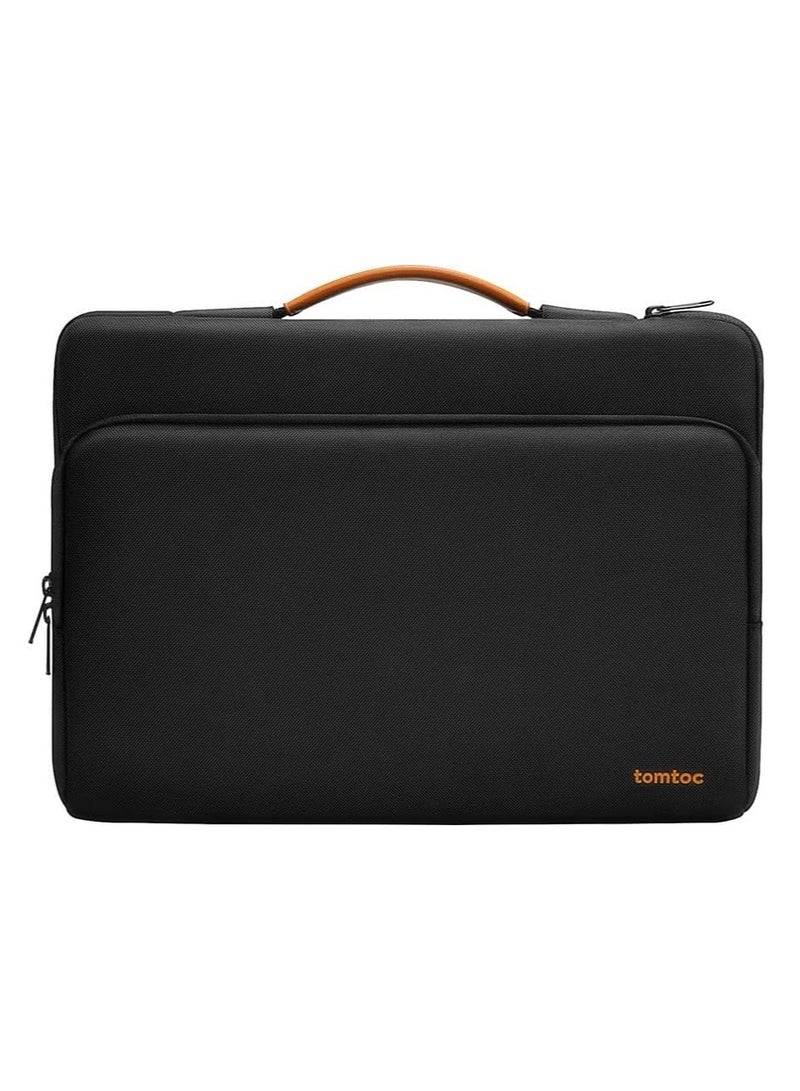 Tomtoc حقيبة حمل الكمبيوتر المحمول Defender-A14 360 الواقية لجهاز MacBook Pro M3 مقاس 14 بوصة A2992 A2918 M2/M1 Pro/Max A2779 A2442 2023-2021، وiPad Pro مقاس 12.9 بوصة من الجيل الثالث إلى السادس، وحقيبة MacBook مقاومة للماء - Image 1