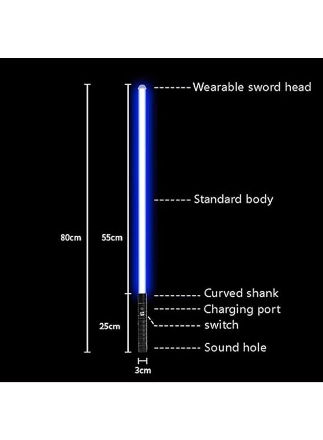 Beauenty 2Pack Lightsaber Metal Hilt 12 Colors Changeable,Battery Rechargeable 2-in-1 Double-Bladed FX Dueling Light Saber Cosplay Toy for Kids 3 Sound Mode - Image 5