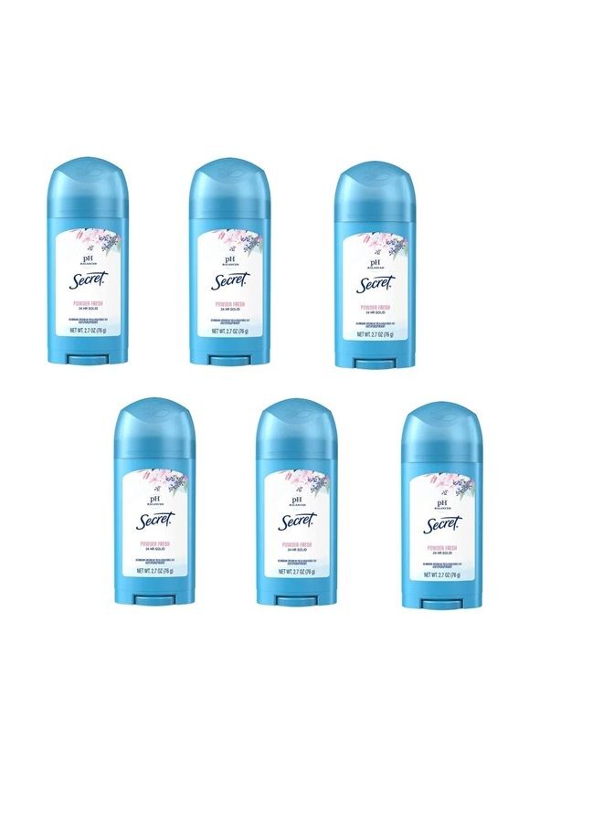 Secret Wide Solid Pwdr Fresh 1.7 Oz (Pack of 6)