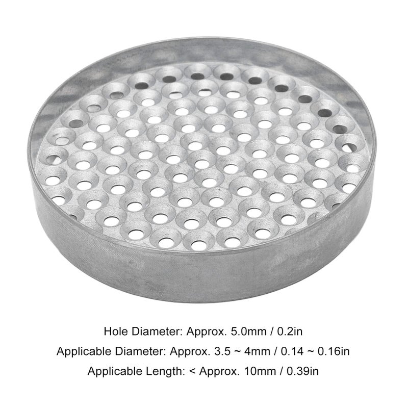M50A Screw Storage Tray Porous Array Organizer Zinc Alloy Tool For Screw Collection - Image 3