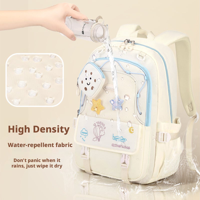 Large Capacity Embroidered Backpack for Students - Image 4