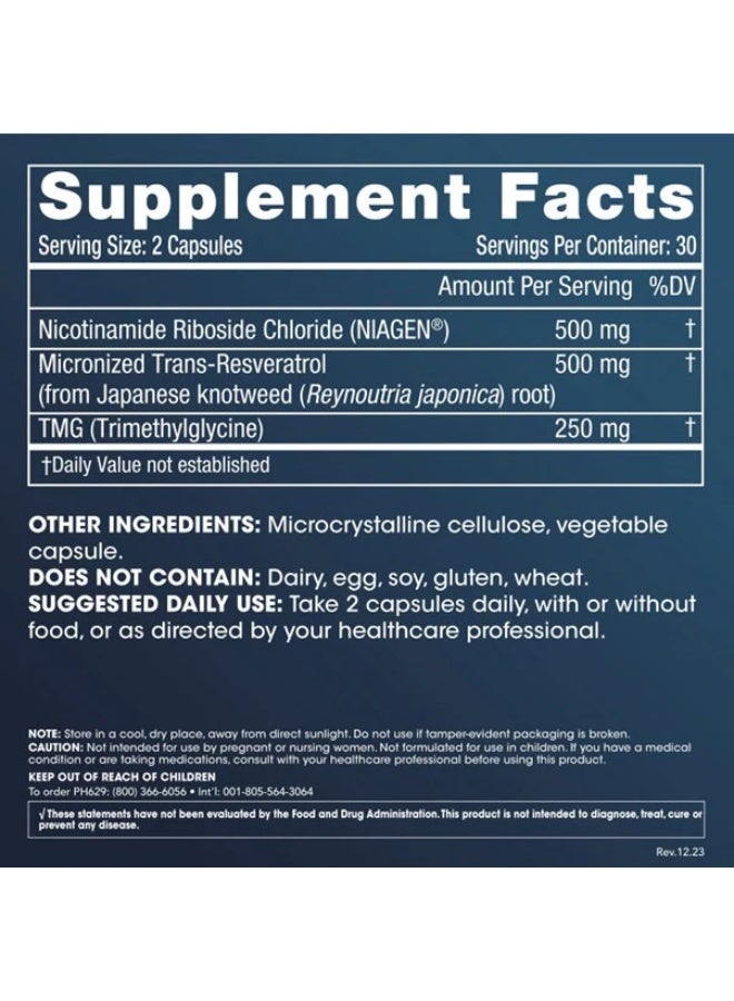 ProHealth Nicotinamide Riboside Pro Complete (60 capsules) - Image 2