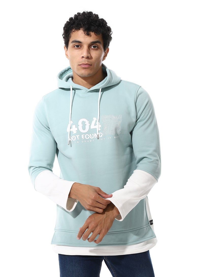 Caesar MensPrinted Closed Hoodie - Image 1