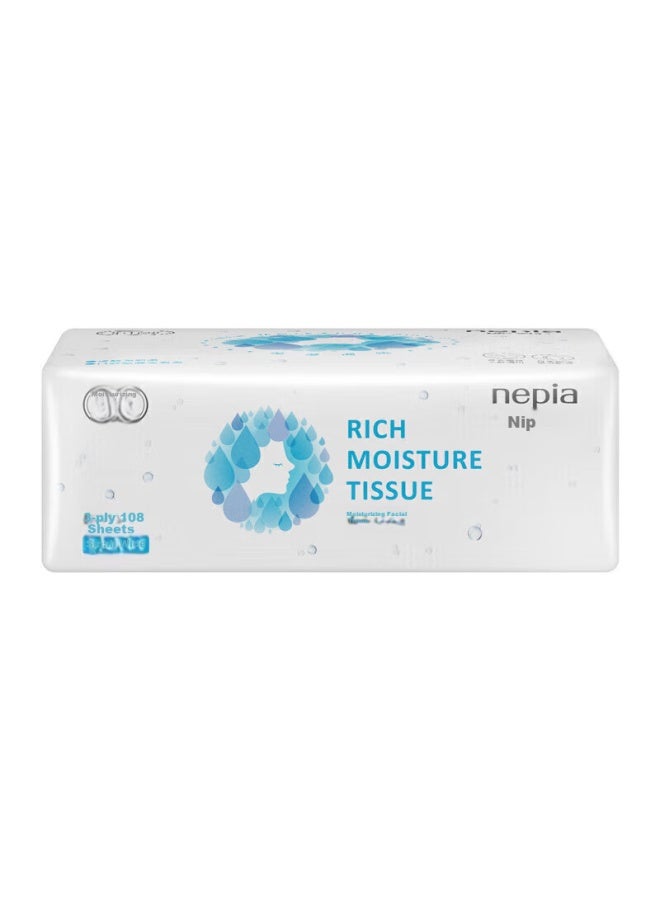 Nepia Premium Cream Tissue, Soft Facial Tissues, Moisturizing, 3-ply, 108 Sheets*6 Packs, Suitable For Sensitive Skin And Nose - Image 4