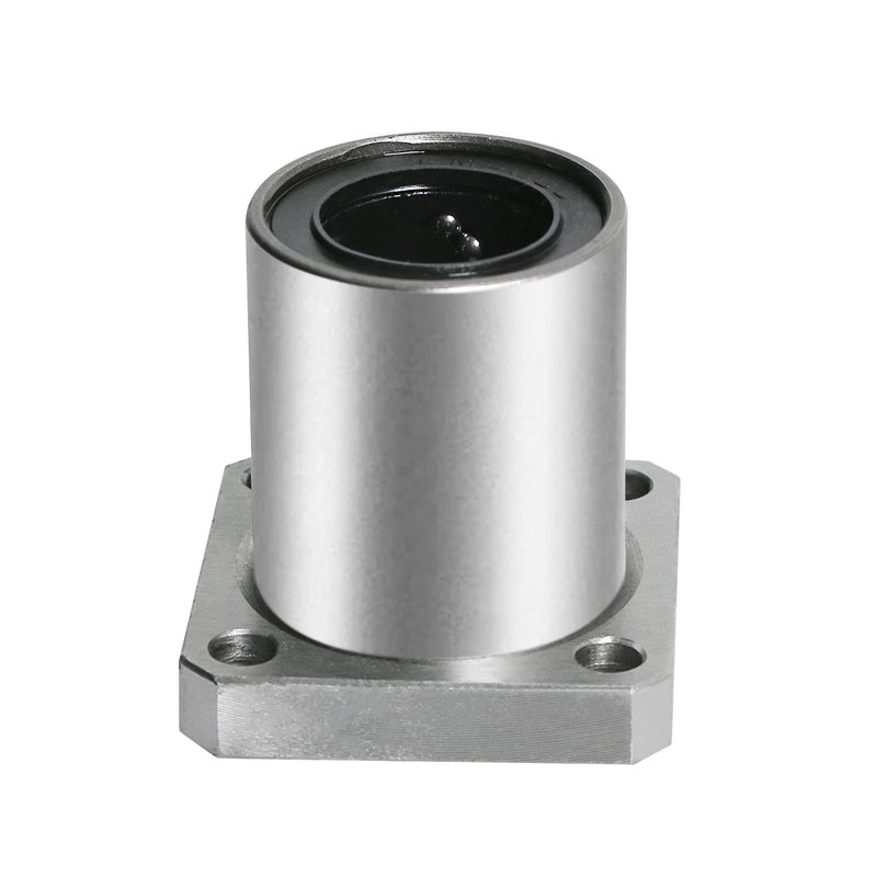 Aopin LMK20UU Square Flange Linear Motion Ball Bearing, ID 20mm, OD 32mm Linear Ball Bearings Sae52100 Carbon Steel, 5 Rows of Steel Balls, Great for CNC, 3D Printer, Linear Rail Guide - Image 1