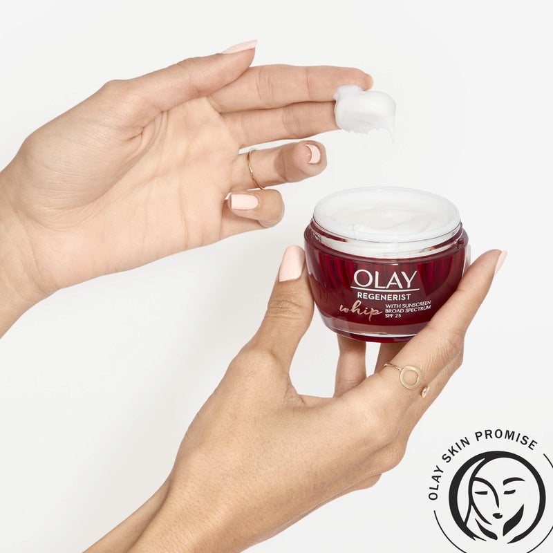 Olay Regenerist Whip Face Moisturizer Cream with Sunscreen SPF 25, 1.7 oz - Image 4