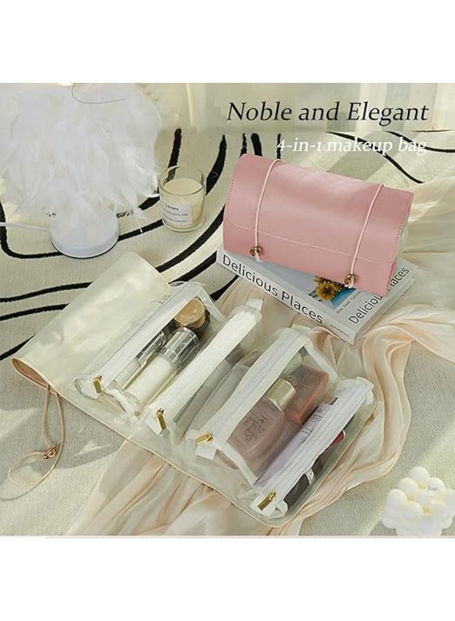 حقيبة تخزين مستحضرات التجميل للسفر 4 في 1 متعددة الوظائف وقابلة للطي - Image 2
