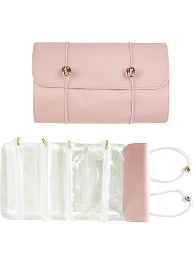 حقيبة تخزين مستحضرات التجميل للسفر 4 في 1 متعددة الوظائف وقابلة للطي - Image 1