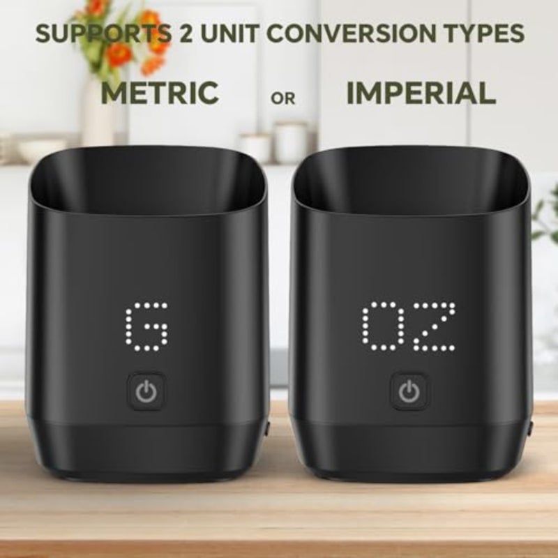 Digital Coffee Bean Dosing Cup with LED Display, 0.1g High Precision Espresso Scale for Coffee Beans and Grounds, Touch Sensor Brewing Accessory for Espresso and Pour Over, Ideal for CoffeeLovers - Image 3