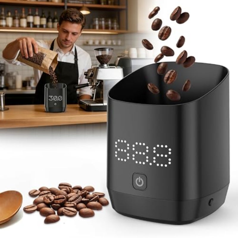 Digital Coffee Bean Dosing Cup with LED Display, 0.1g High Precision Espresso Scale for Coffee Beans and Grounds, Touch Sensor Brewing Accessory for Espresso and Pour Over, Ideal for CoffeeLovers - Image 1