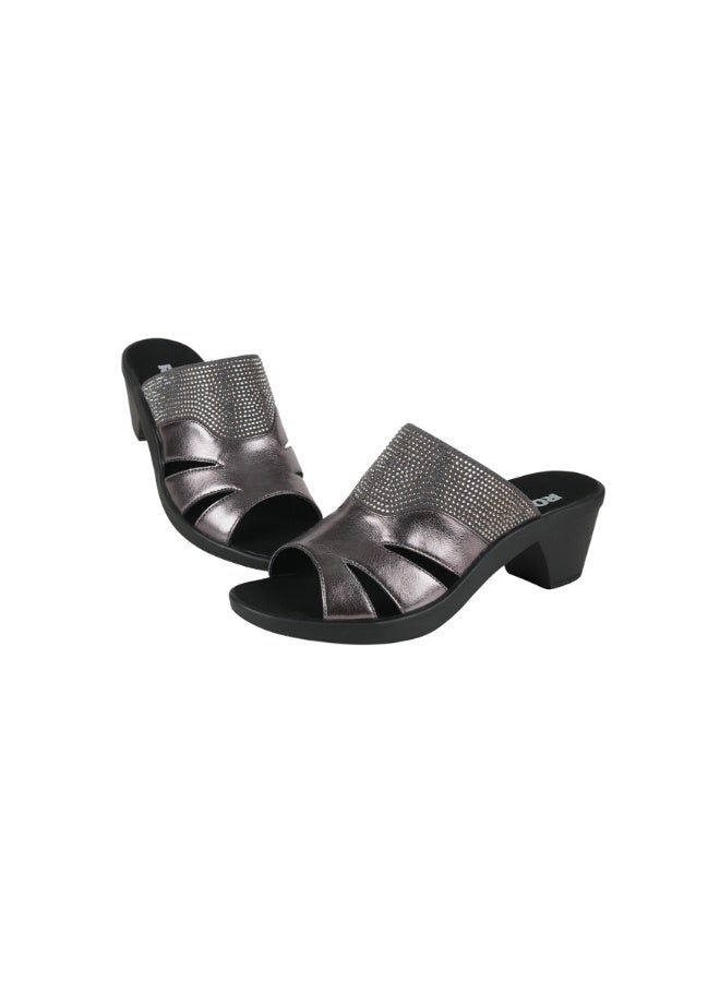 ROMIKA 117-401 Romika Ladies Block Heel Sandals 30501 Anthrazit - Image 2