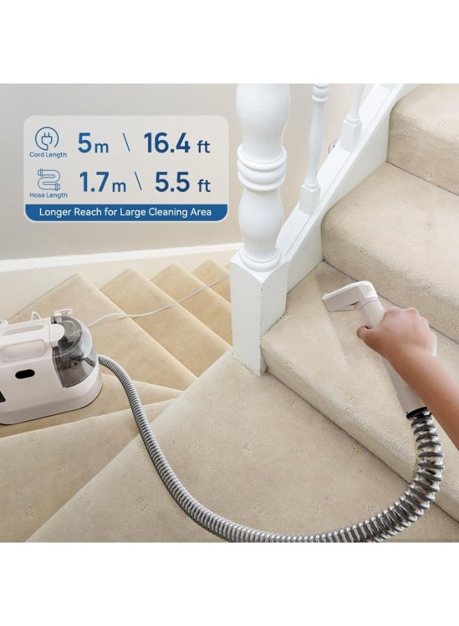 Professional Carpet Cleaner Heavy Duty Carpet Vacuum with Attachments Powerful Deep Cleaning Machine for Home and Commercial Use - Image 2